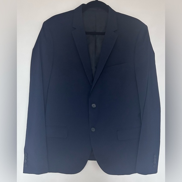 The Kooples Men’s Navy Wool Two Button Blazer Size 50/ US 40 - Picture 1 of 9